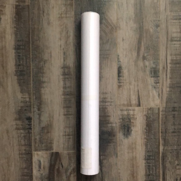 236"x17.7" White Silk Wallpaper - Picture 4 of 5